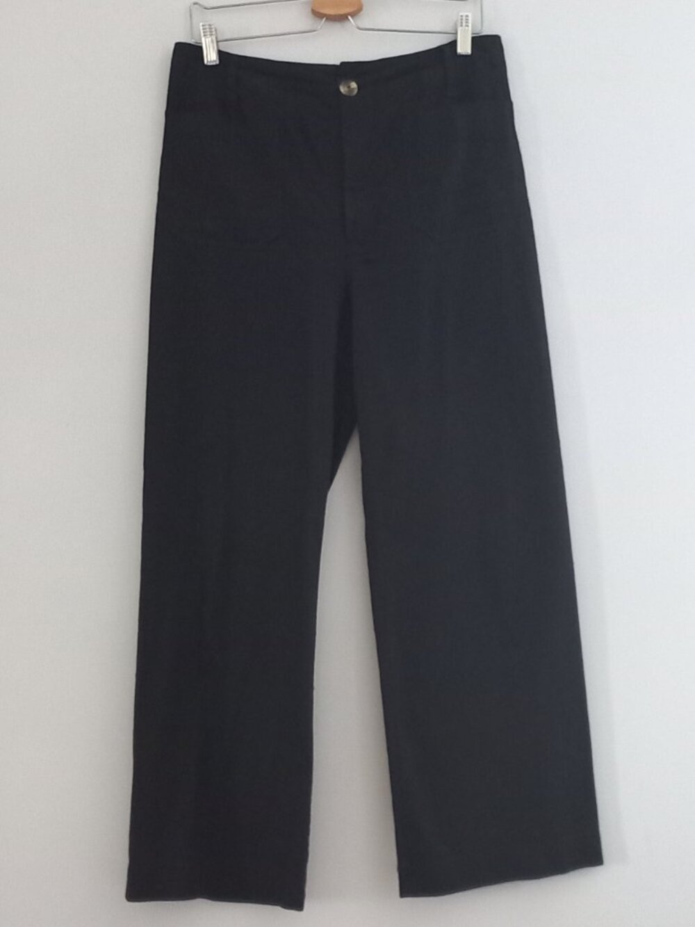MAEVE ANTHROPOLOGIE The Colette pants in black linen blend